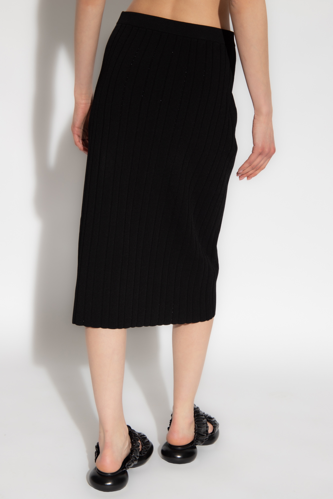 Black Ribbed skirt Proenza Schouler White Label Vitkac GB